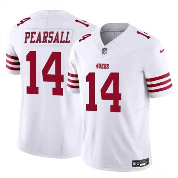 Men & Women & Youth San Francisco 49ers #14 Ricky Pearsall White 2024 Draft F.U.S.E. Vapor Untouchable Limited Football Stitched Jersey